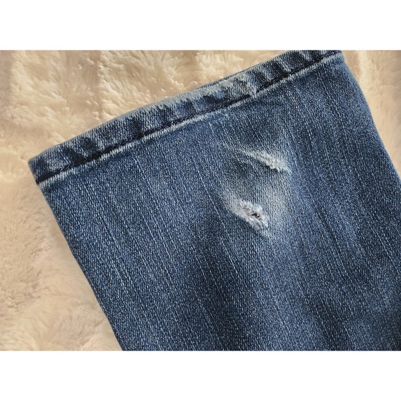 Pilcro And The Letterpress Low Rise Straight Denim Jeans Womens Size 28 - Picture 5 of 10